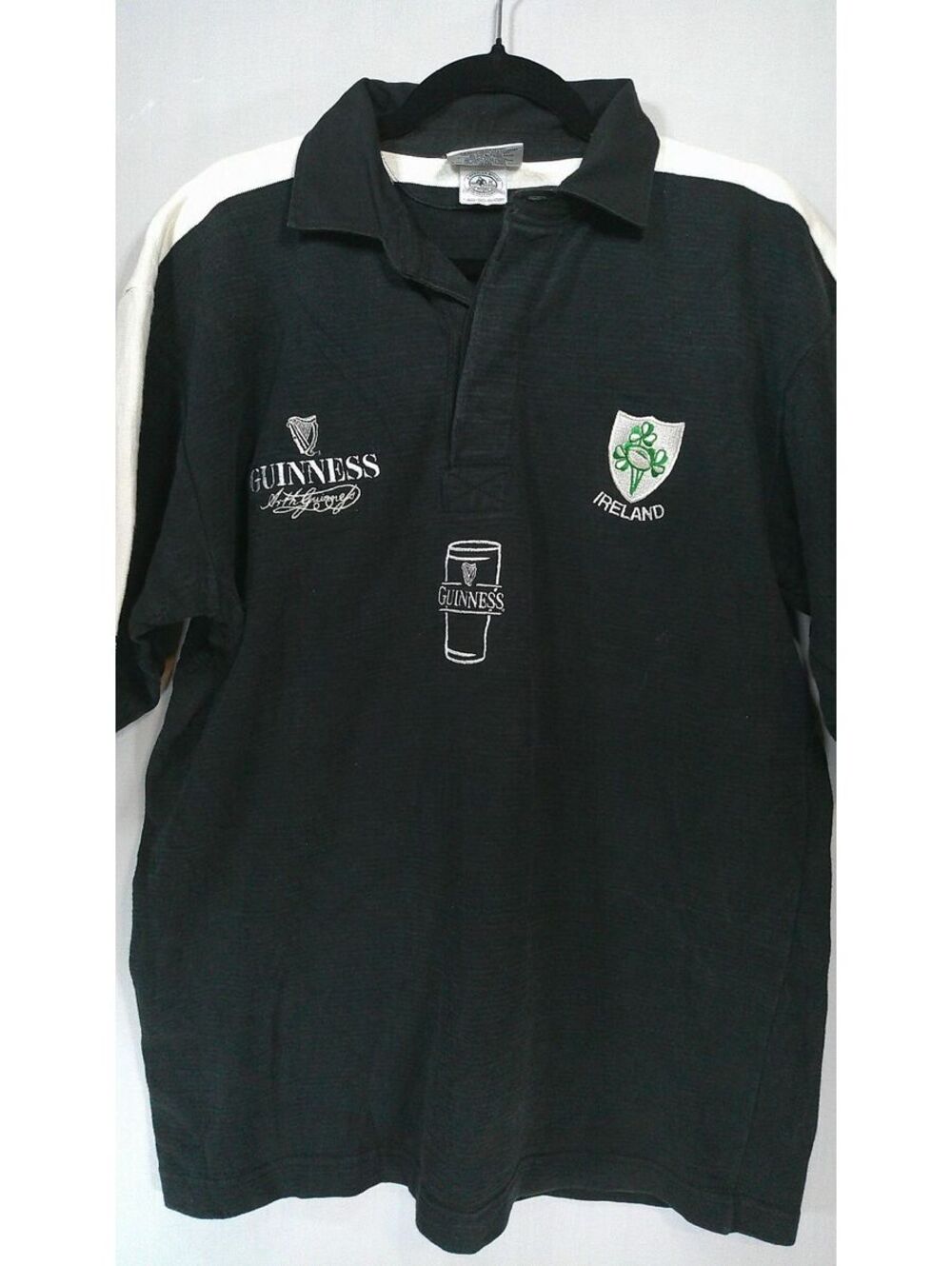 Barbarian Rugby Wear Ireland Guinness Polo Shirt XL